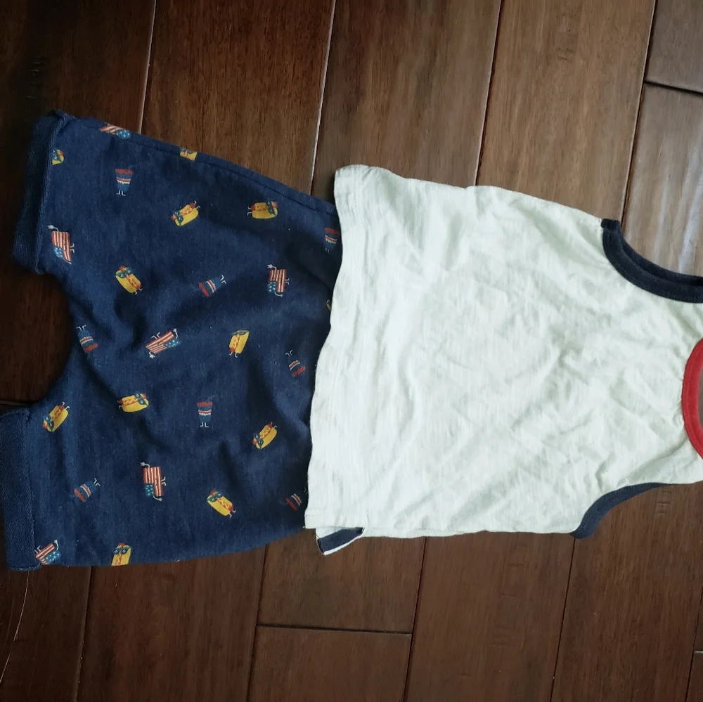 Baby Boys Red White Blue 18-24M Old navy Set